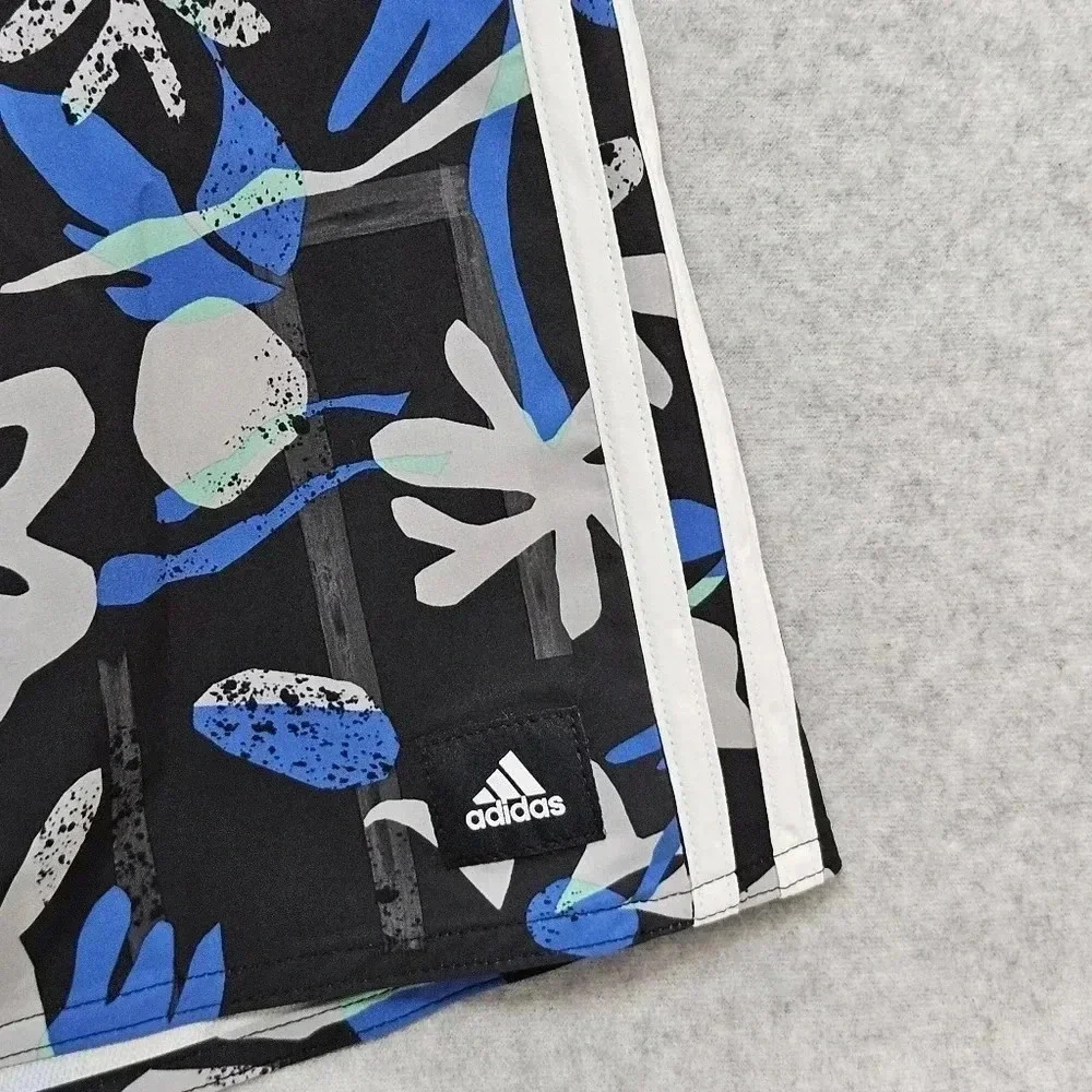 Adidas Floral‎ Beach Tech Shorts Blue and Gray Men's Size 37
